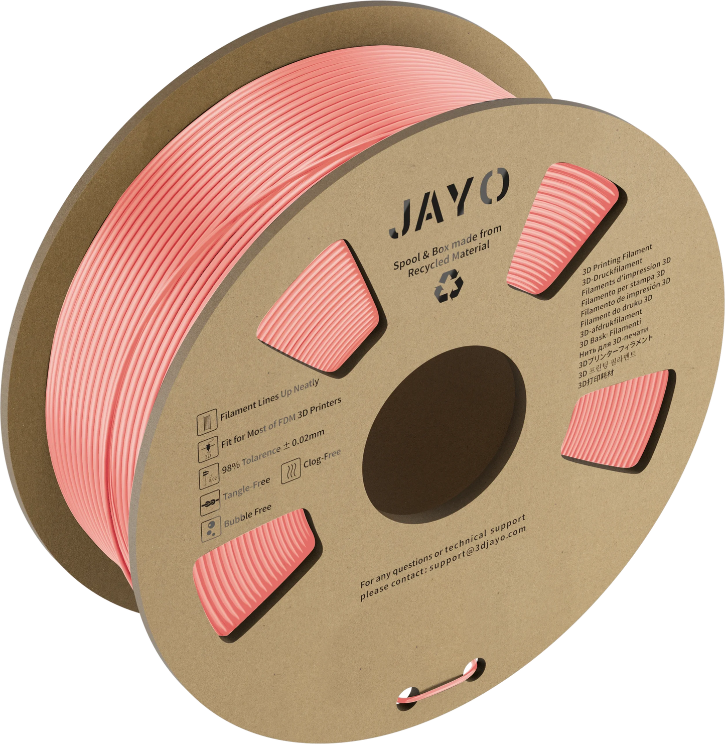 JAYO PLA Meta 1.1KG 3D Printer Filament Cardboard Spool