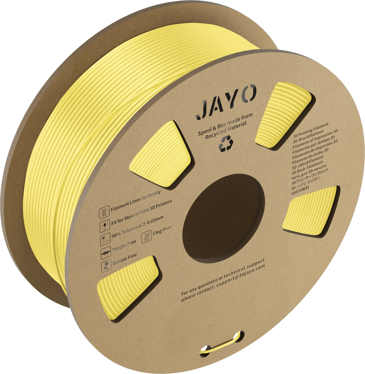 JAYO PLA Meta 1.1KG 3D Printer Filament Cardboard Spool