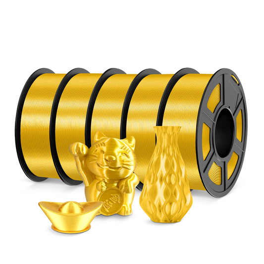 JAYO Silk 1.1KG*5 Rolls 3D Printer Filament Bundle